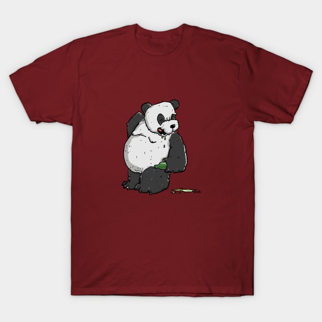 Drunken Panda has had a Beer too much T-Shirt by schlag.art